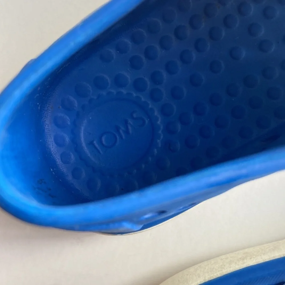 Toms Slip Ons Royal Blue Unisex 7
